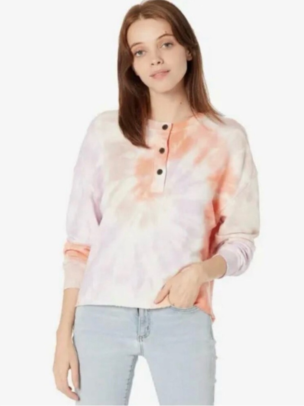 n:PHILANTHROPY Harleen Sweatshirt In Summer Twist Tie-Dye